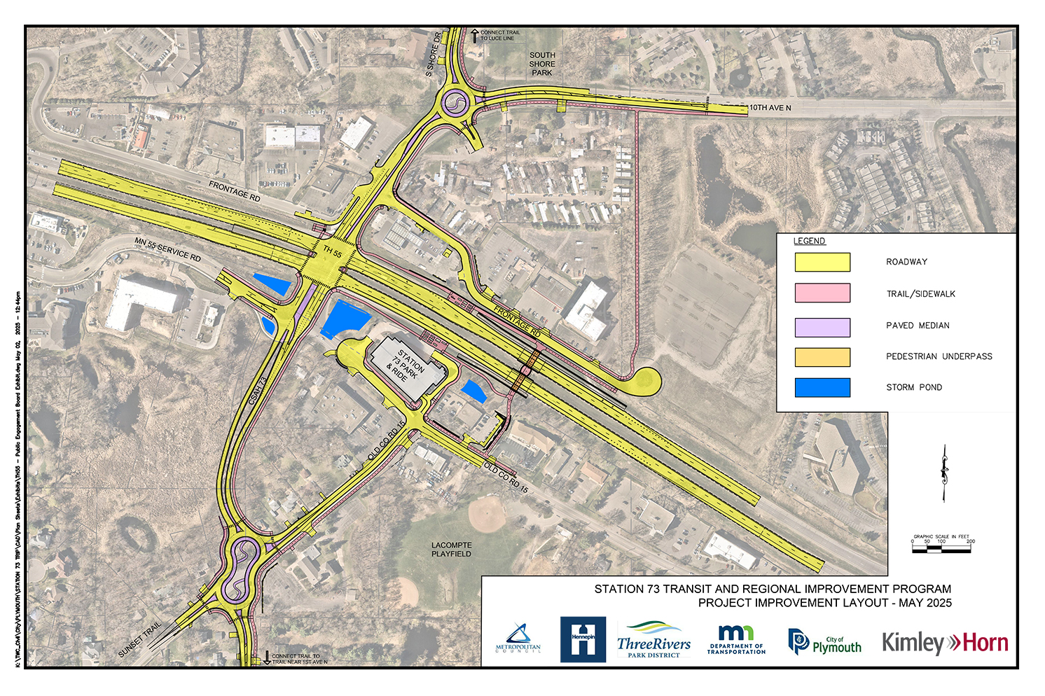 Map of the Station 73 TRIP project area