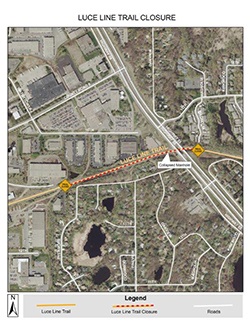 Luce Line Trail Closure