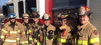 Plymouth Firefighters participate in Movember