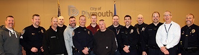 Plymouth Police participate in Movember