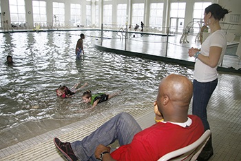 It’s important for parents to give undivided attention when watching swimmers – no texting, reading or using personal media. 