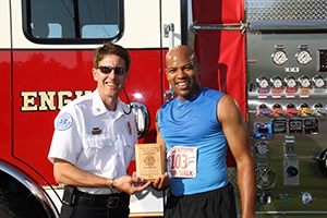 Winner of Firefighter Division - 2015 Plymouth Firefighter 5K