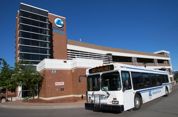 Plymouth Metrolink bus at Station 73
